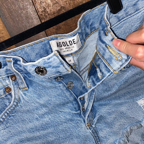 AGOLDE PARKER SHORTS -24 - Picture 2 of 6